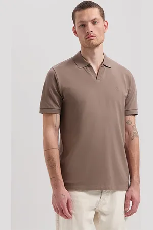 Dstrezzed Ds_bowie V-neck Polo Timber Wolf