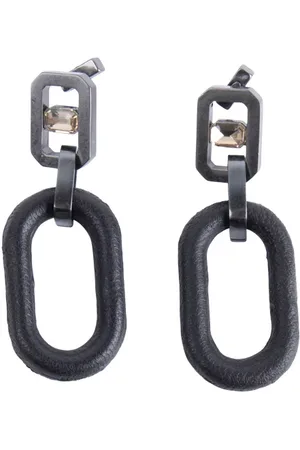 AllSaints Estela Hex Earrings Drk Hem/amber