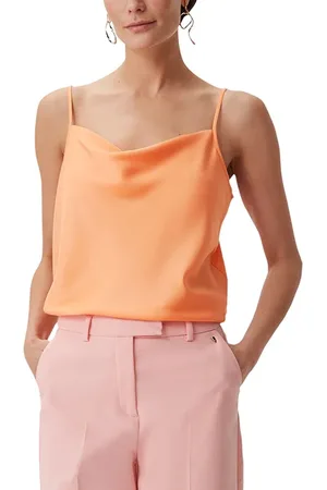 Comma, Blouses Sleeveless Orange