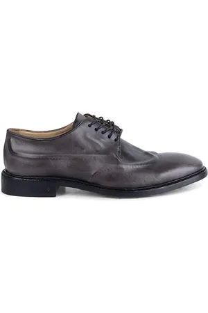 John Varvatos Fleetwood Ghosted Wingtip Derby Iron Grey