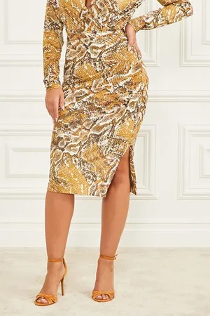 Guess GUESS Hudson Pencil Skirt Secret Skin Print