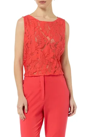 Comma, Blouses Sleeveless Pink