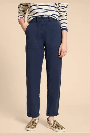 White Stuff Twister Chino Trouser Dark Navy