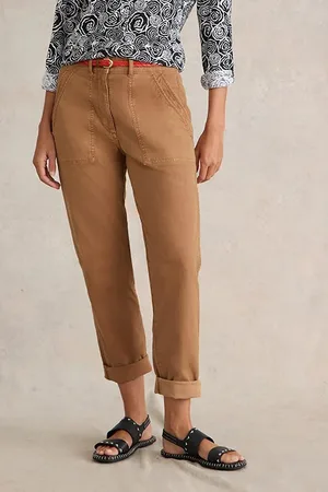 White Stuff Twister Chino Trouser Mid Tan