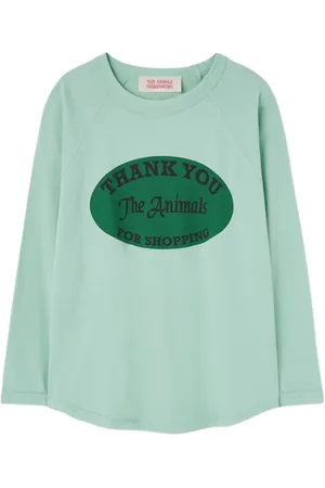 The Animals Observatory Anteater Kids T-shirt Turquoise