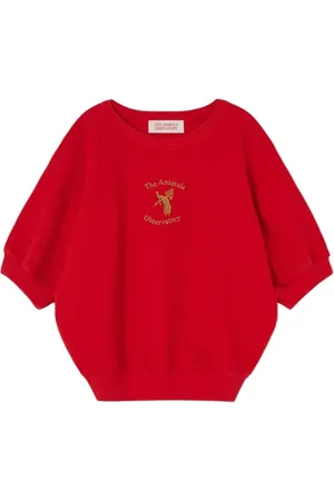 The Animals Observatory Squab Kids Top Red