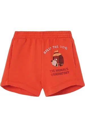 The Animals Observatory Gardener Kids Pants Red