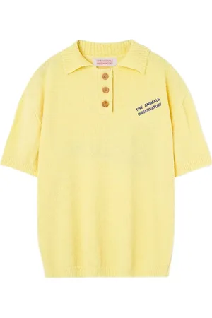 The Animals Observatory Raven Kids Sweater Soft Yellow