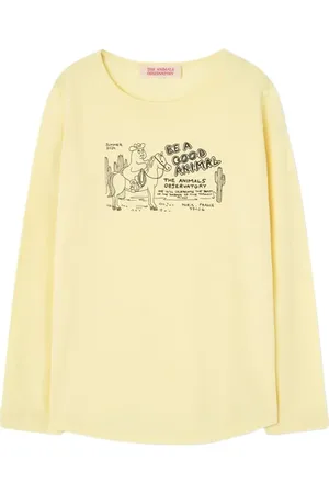 The Animals Observatory Cricket Kids T-shirt Soft Yellow