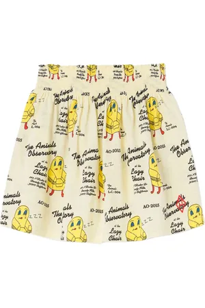 The Animals Observatory Wombat Kids Skirt Soft Yellow