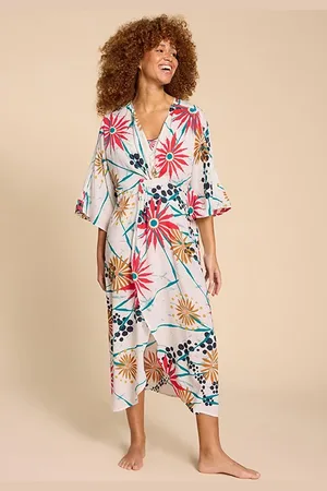 White Stuff Cleo Kimono Ivory Multi