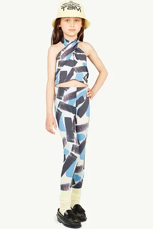 The Animals Observatory Alligator Kids Pants Blue