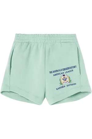 The Animals Observatory Gardener Kids Pants Turquoise
