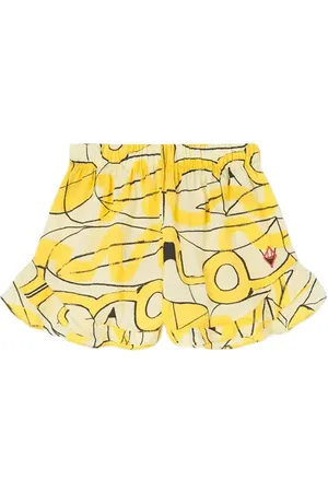 The Animals Observatory Dove Kids Pants Soft Yellow