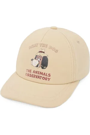 The Animals Observatory Elastic Hamster Kids Cap Beige
