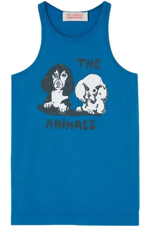 The Animals Observatory Tank Frog Kids T-shirt Blue