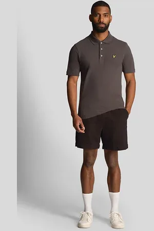 Lyle & Scott Cotton Linen Short Jet Black