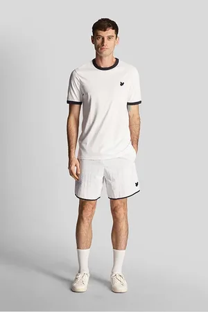 Lyle & Scott Tonal Swim Shorts White