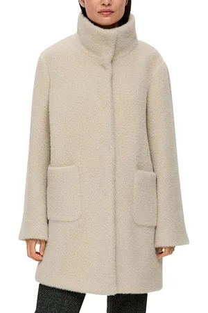 QS by s.Oliver Jackets Mantel Beige