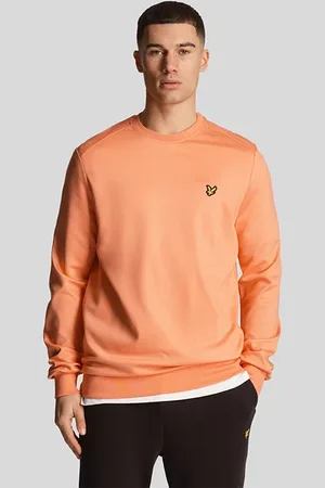 Lyle & Scott Crew Neck Fly Fleece Course Coral