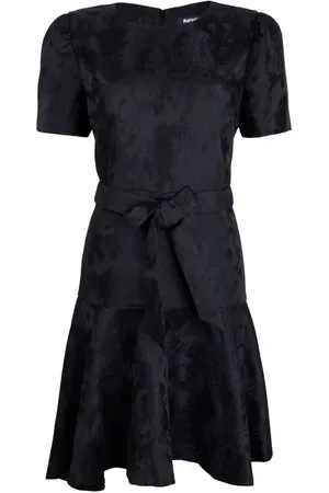 DKNY S/s Asymmetrical Ruf Black