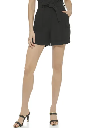 DKNY Belted Cargo Short Black