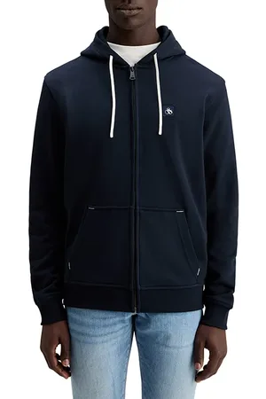 Scotch&Soda Essential Logo Badge Zip-through Hoodie Night