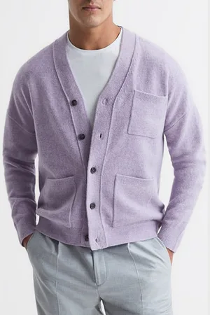 Reiss Andrews Cardigan Lilac
