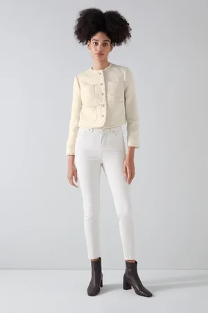 LK Bennett Jk Celeste Tweed Cream