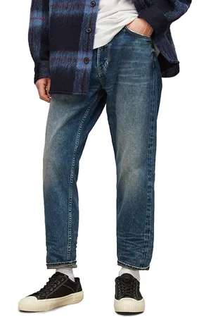 AllSaints Jack Damaged Selvedg Indigo