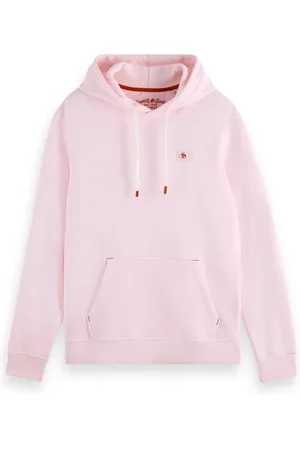 Scotch&Soda Essential Logo Badge Hoodie Sea Flower