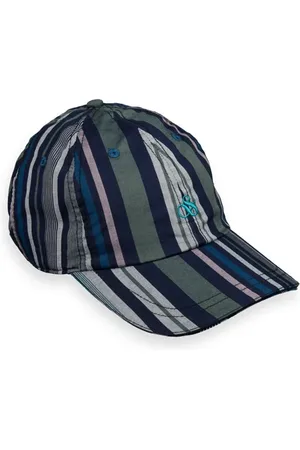 Scotch&Soda Woven Twill Striped Cap Navy Multi Stripe