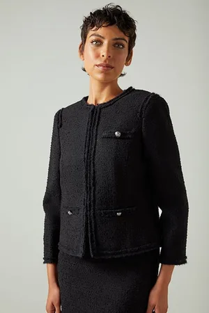 LK Bennett Jk Lara - Tweed Edge Jk Black