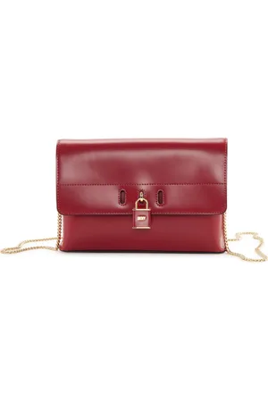 DKNY Palmer Clutch Bright Red