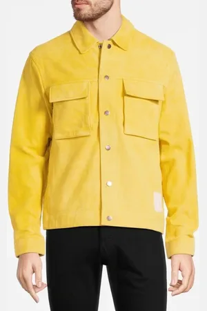 Scotch&Soda Suede Workwear Jacket Explorer Yellow