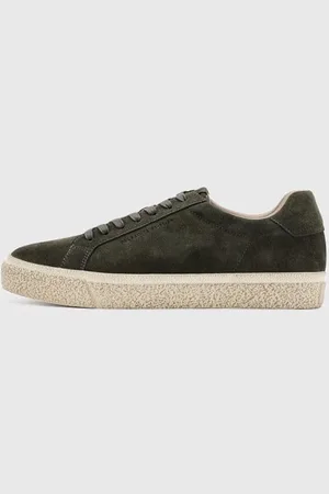 AllSaints Klop Suede Low Top Warm Grey