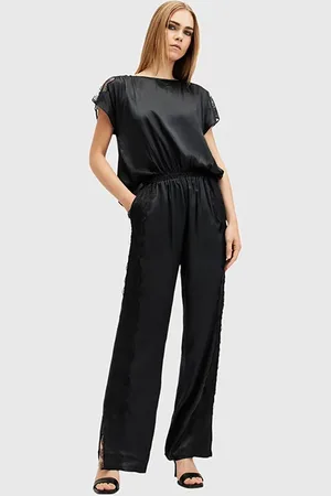 AllSaints Mari Jumpsuit Black