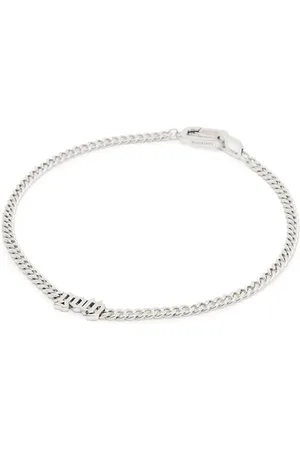 AllSaints Goth Necklace Warm Silver