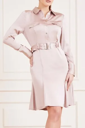 Guess GUESS Victoria Mini Dress Lilac Mist Multi