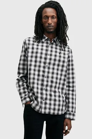 AllSaints Elektra Ls Shirt Black/white