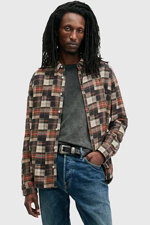 AllSaints Jude Ls Shirt Red