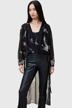 AllSaints Avala Top Spell Black