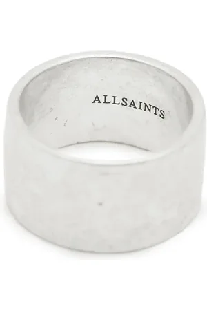 AllSaints Hunton Chunky Ring Warm Silver
