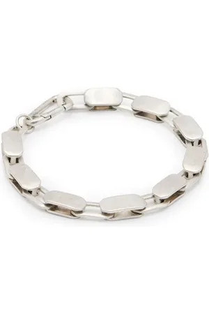AllSaints Pelter Chchain Brclt Warm Silver