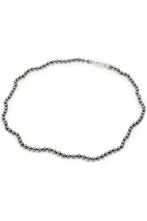 AllSaints Osborn Necklace Grey/warm Silver