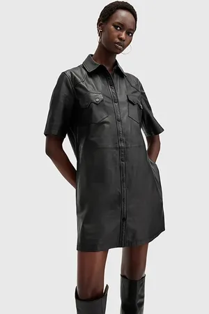 AllSaints Rock Dress Black