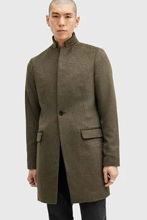 AllSaints Hargrove Coat Neo Green Marl