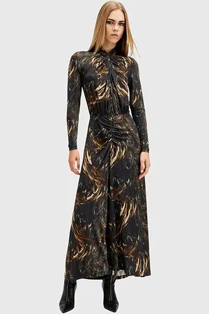 AllSaints Mina Dress Charm Black