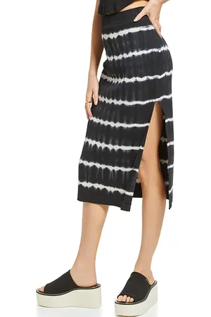 DKNY Tie Dye Rib Pull On Blk/wht