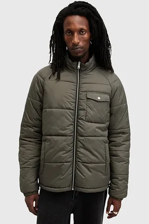 AllSaints Griffin Rev Jacket Army Green/black